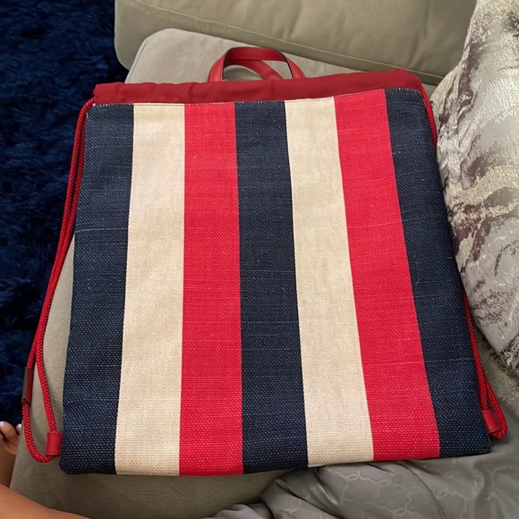 Nice Gucci canvas drawstring backpack can be both for women and men very unique - Picture 3 of 8